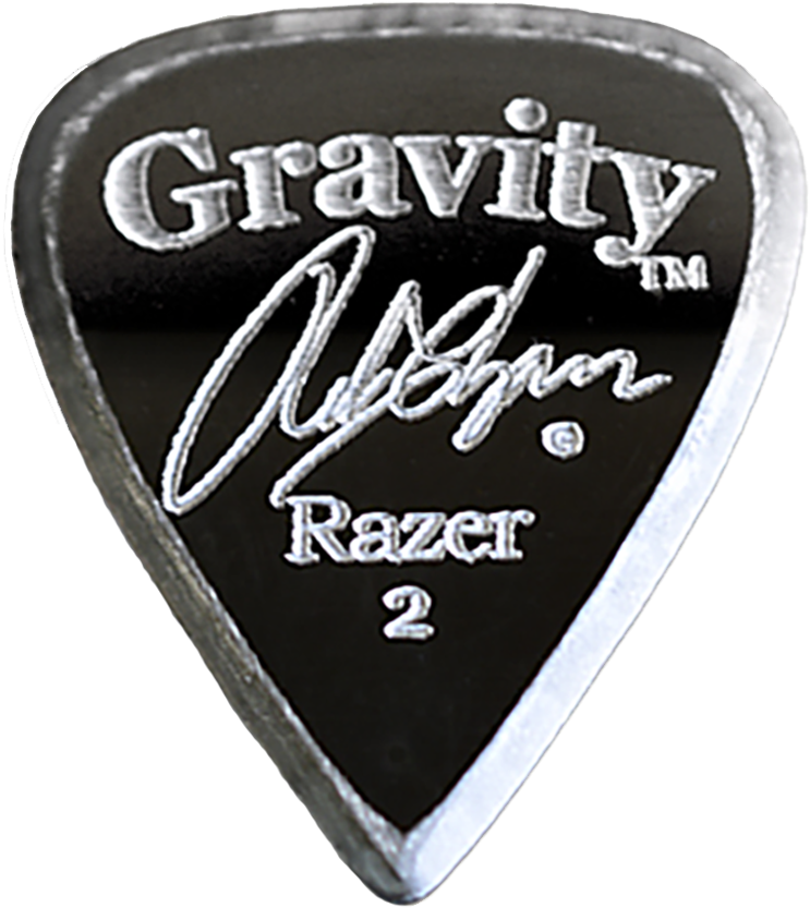Gravity Picks Razer Standard Rob Chapman Signature - Gravity Rob Chapman Signature Razer Standard 2mm Pick (1000x1000), Png Download