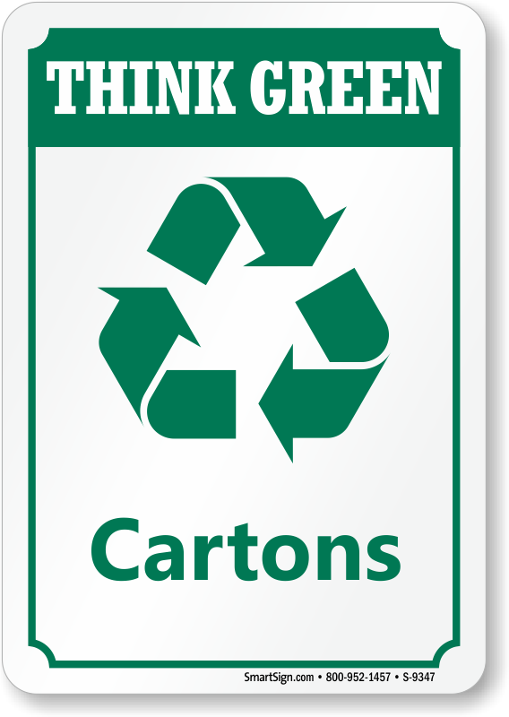 Cartons Think Green Sign - Switch Off Lights Sign (568x800), Png Download