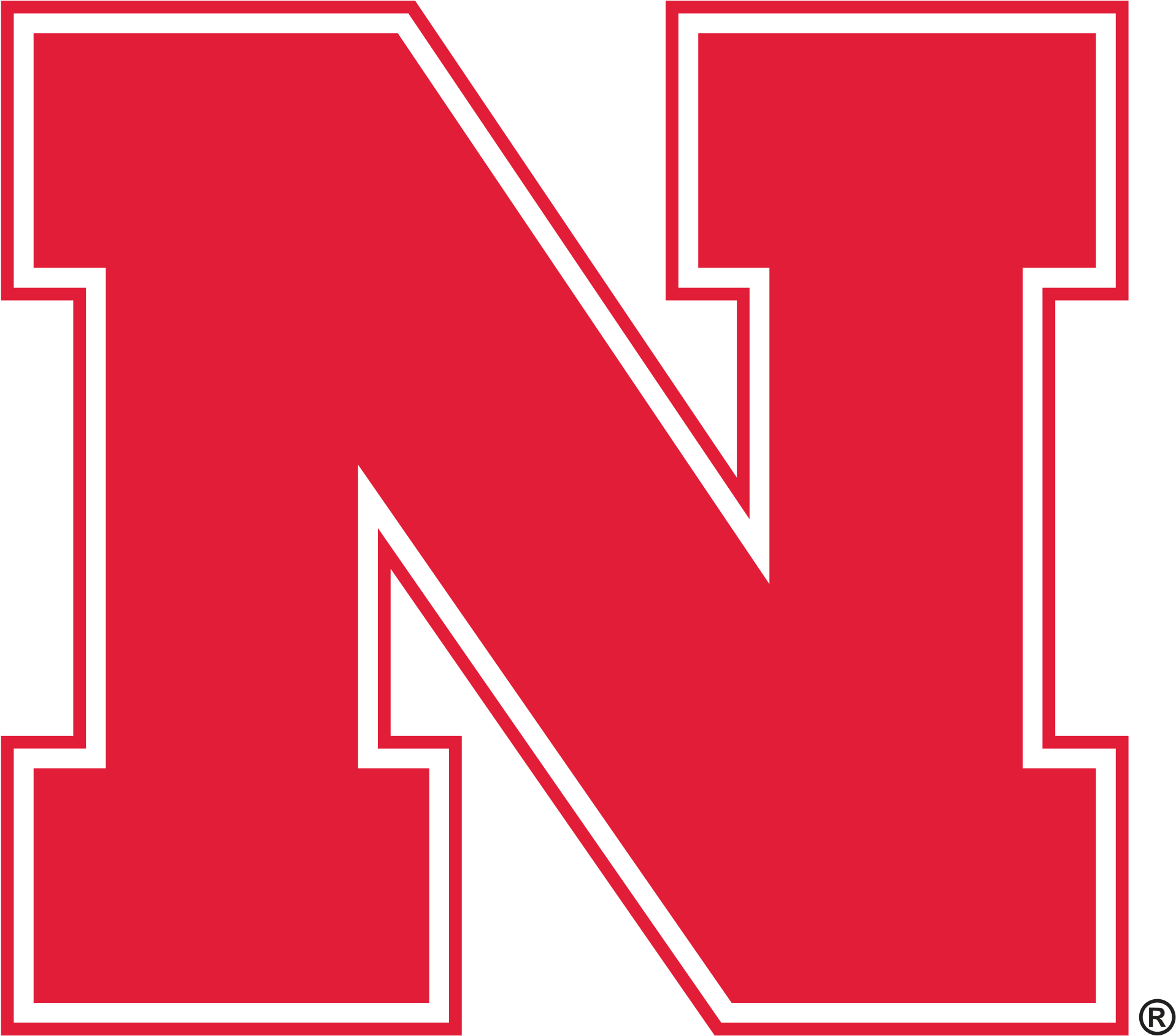#22/#20 Nebraska Hosts #14/#13 Iowa In Big Ten Women's - Nebraska Png Logo (2000x1796), Png Download