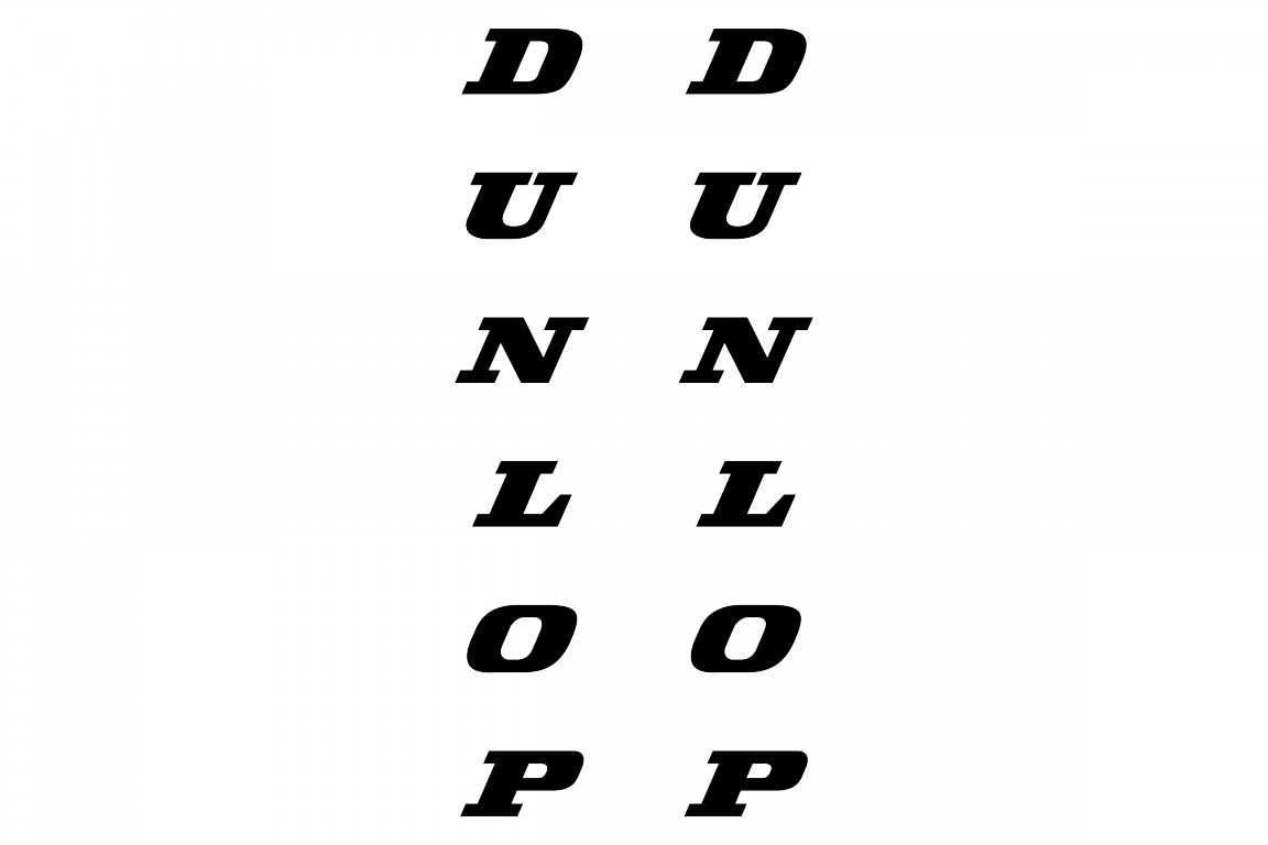 2175 Dunlop 2 Verticaal - Sticker (1152x768), Png Download