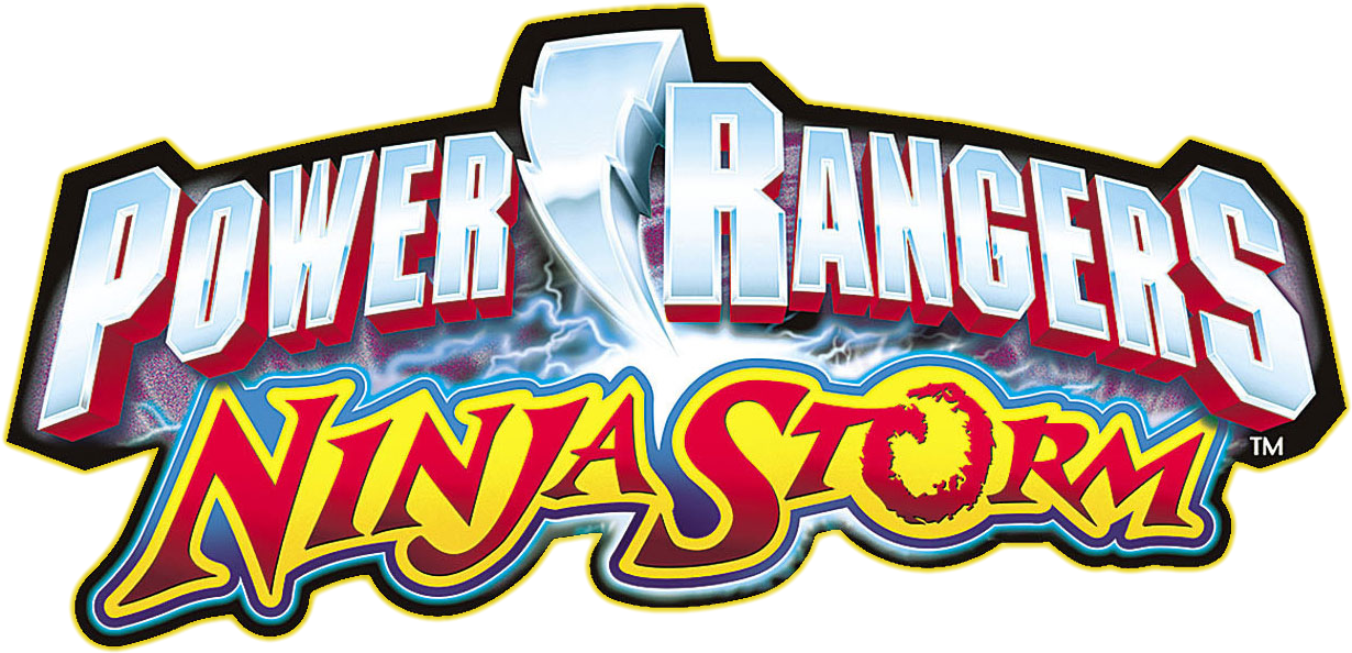 Power Rangers Ninja Storm Logo - Power Ranger Tormenta Ninja (1268x628), Png Download