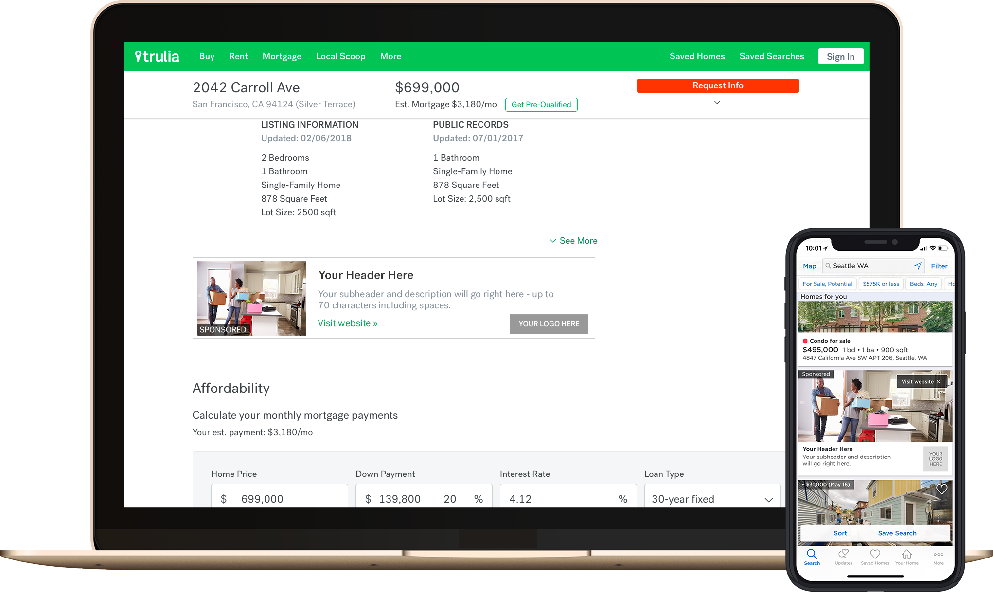 Download Native Placements Across Zillow Group Brands And Devices