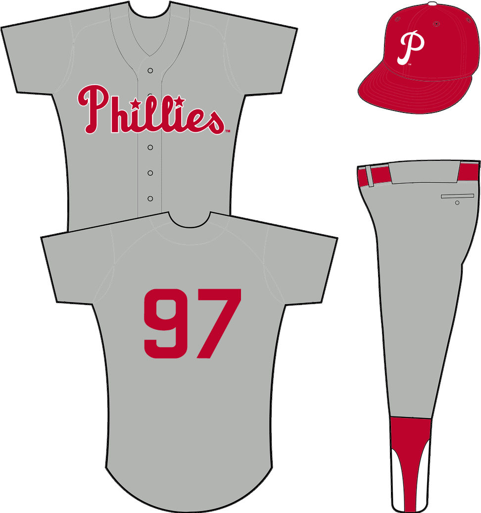 Philadelphia Phillies - Detroit Tigers Away Uniforms (1000x1035), Png Download