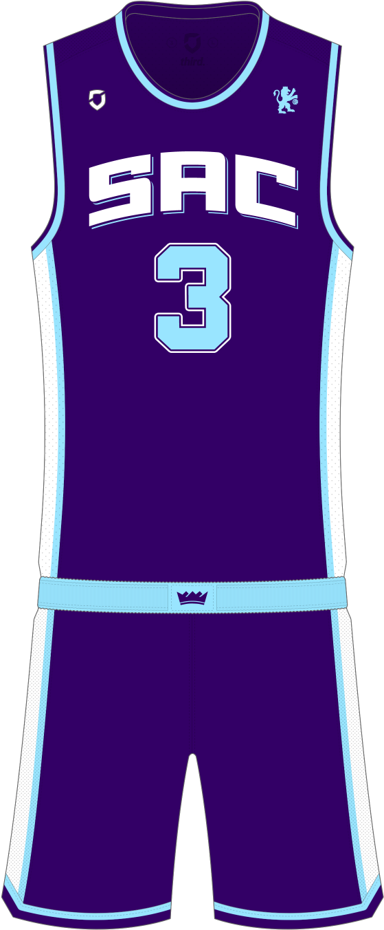 Sacramento Kings Away - Sacramento Kings Jersey Concept (1000x1500), Png Download