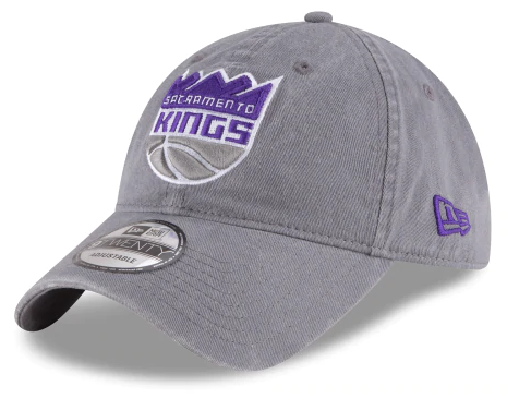 New Era Sacramento Kings Nba Core Classic Tw 9twenty - Men's Sacramento Kings New Era Gray Official Team Color (500x600), Png Download