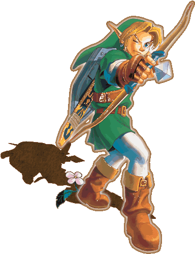 Zelda - Birthday Express The Legend Of Zelda Standup (441x519), Png Download