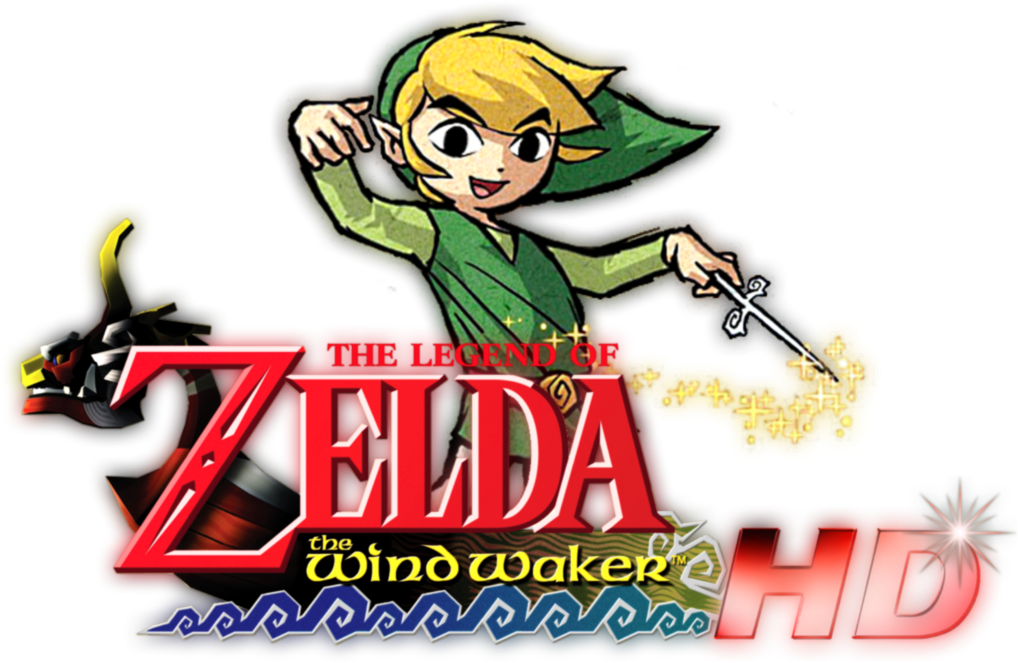 The Legend Of Zelda - Legend Of Zelda The Wind Walker (gamecube) (1491x967), Png Download