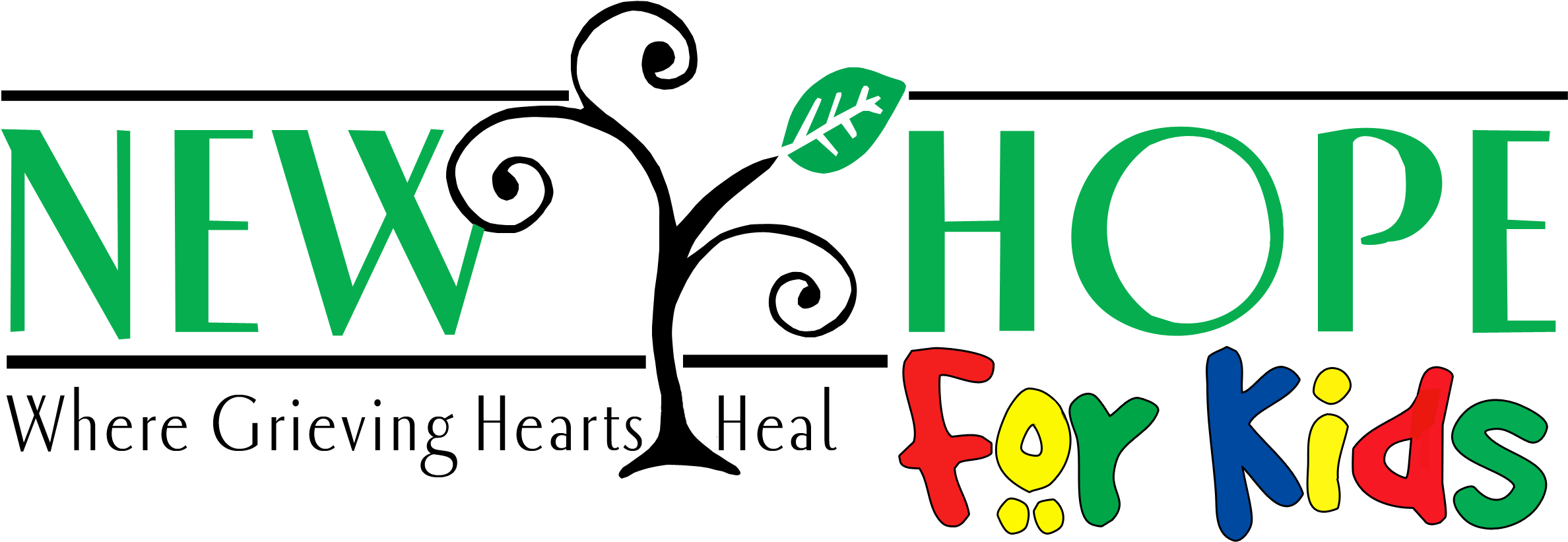 New Hope For Kids New Hope For Kids - New Hope For Kids Logo (2400x915), Png Download