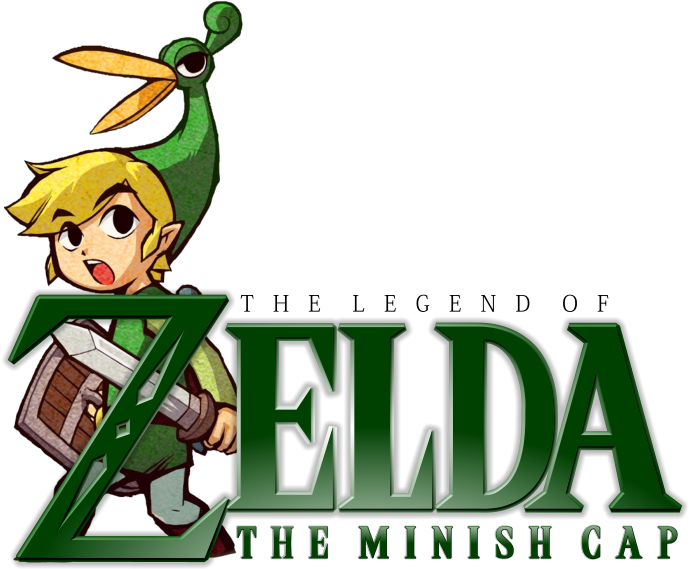 Minish Cap Logo - Nintendo Game Boy Advance The Legend Of Zelda - The (696x572), Png Download
