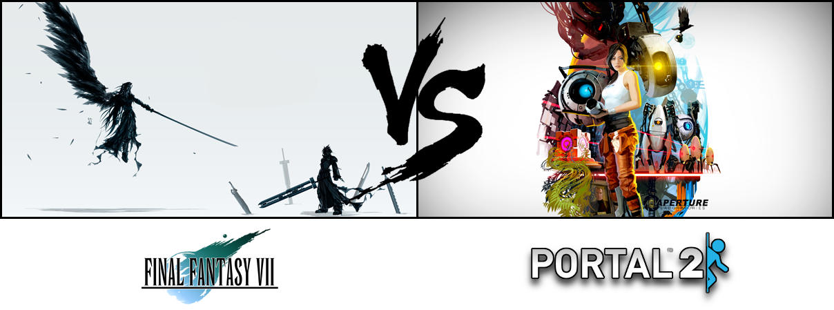 Gaming's First True Comedy, Portal 2, Versus Ffvii, - Art Of Portal 2 Hardcover Book (1208x449), Png Download
