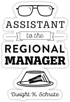 The Office Dunder Mifflin - Assistant To The Regional Manager Png (375x360), Png Download