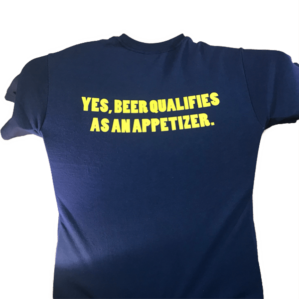 Yes Beer Qualifies As An Appetizer - Active Shirt (600x600), Png Download