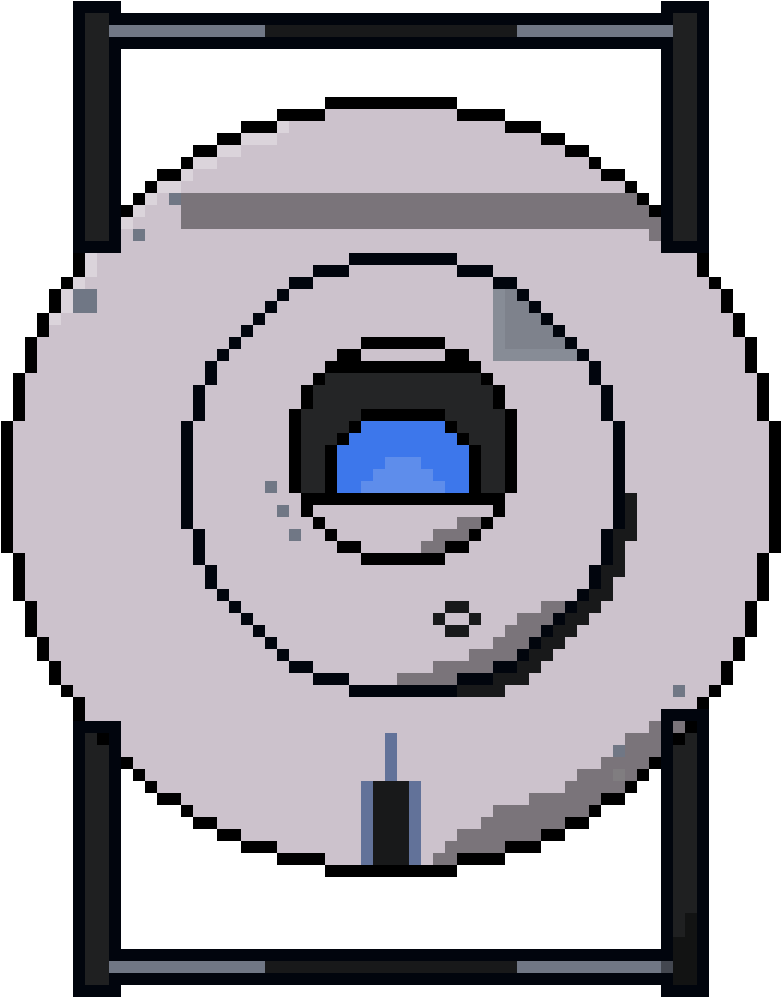 Portal 2 Wheatley - Circle (1200x1200), Png Download