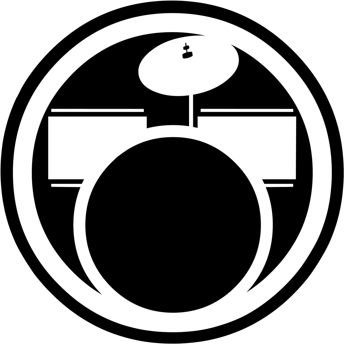 Drums Logo Png - Rock Band Drums Symbol (1250x1200), Png Download