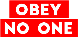 Men's Obey No One Box T-shirt (333x500), Png Download