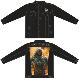 Disturbed - Denim Jacket - Avenged Sevenfold Denim Jacket (350x350), Png Download
