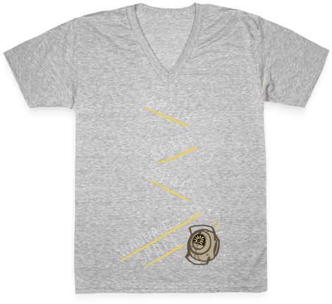 Portal 2 - Space - Space - Space - I Wanna Go To Space - Spongebob Fun Shirt (484x484), Png Download