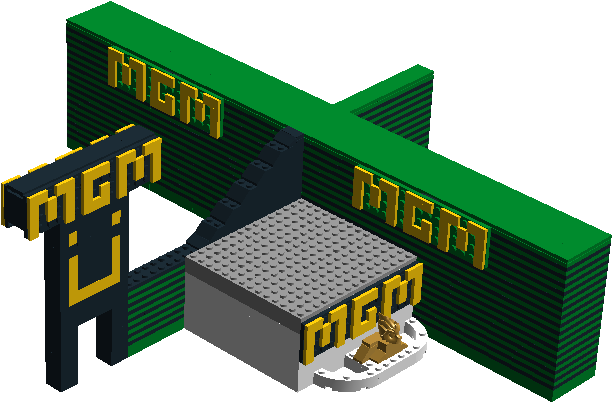Mgm Grand - Mgm Lego (1126x601), Png Download