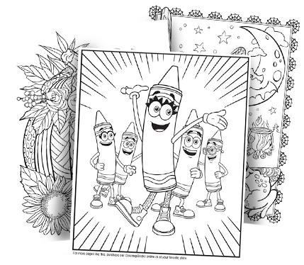 New Coloring Pages - Crayola Experience Coloring Pages (433x381), Png Download