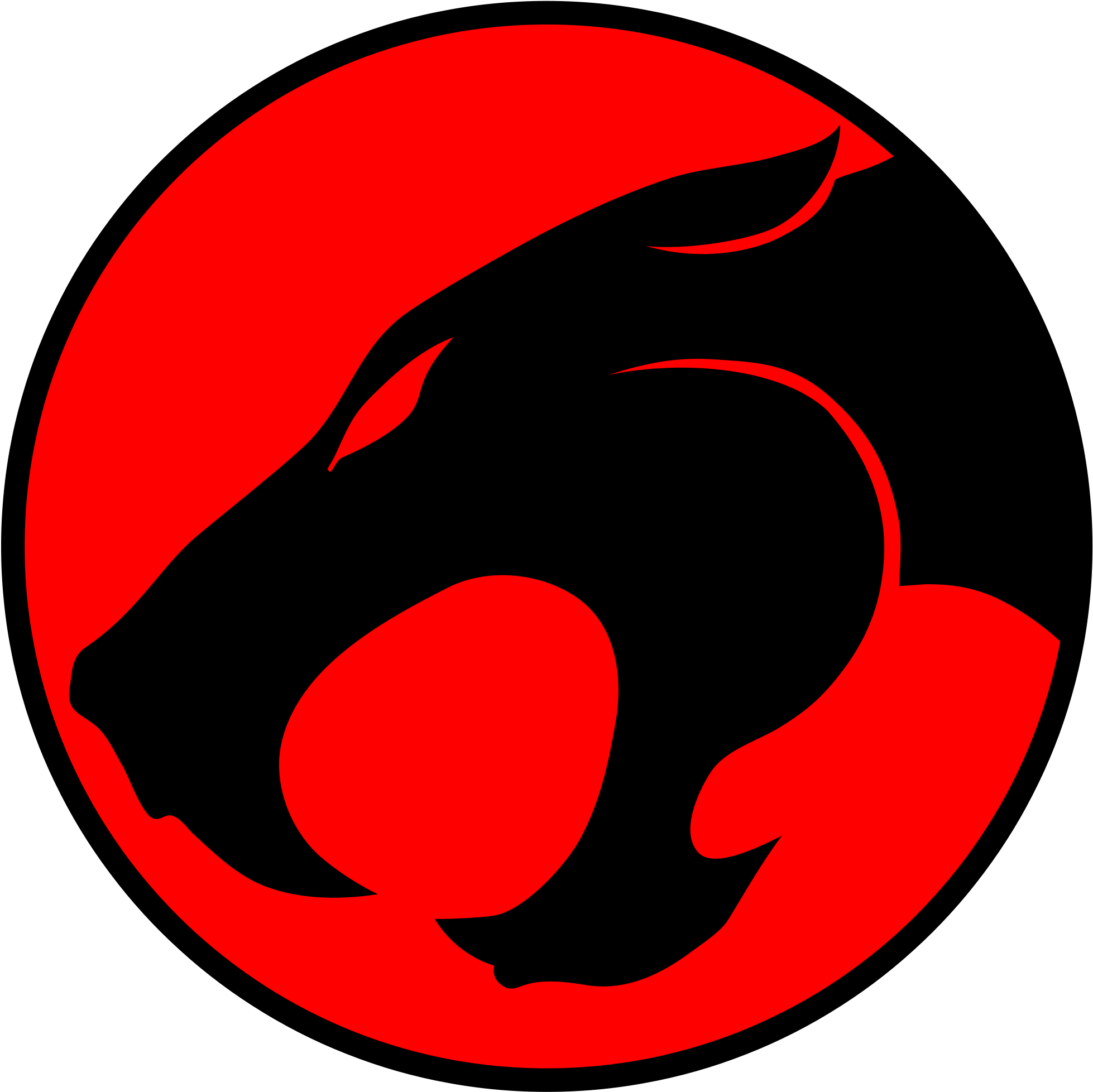 Logo Thundercats Plain Version - Thundercats Logo Vector (2000x2000), Png Download