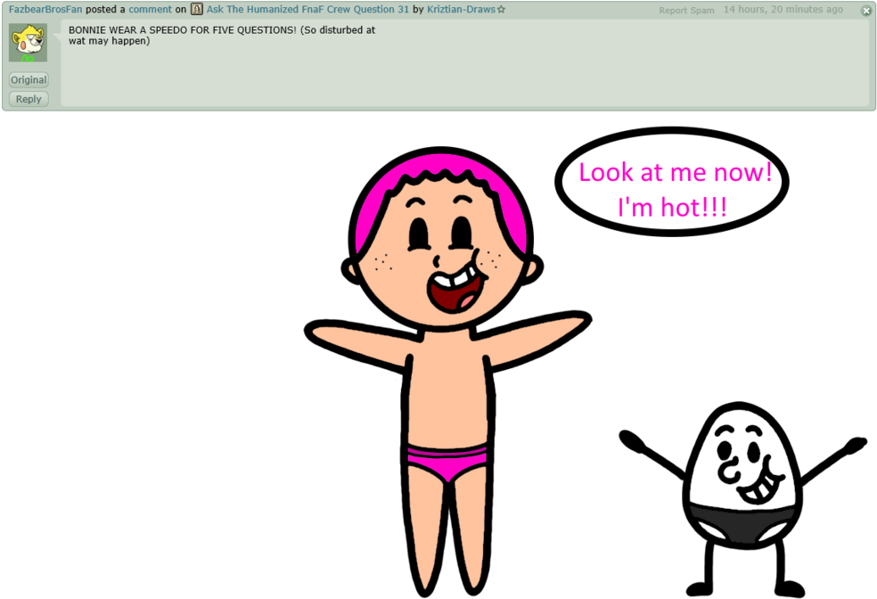 Graphic Free Ask The Humanized Fnaf Crew Question By - Cartoon (1024x679), Png Download