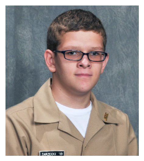 Freshman Bartek Zarzecki Sophomore Lauren Freebery - Delaware Military Academy (498x552), Png Download