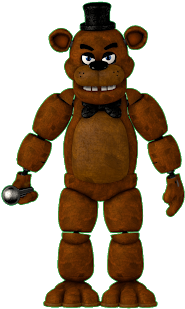 Freddy Fazbear Sfm (424x318), Png Download
