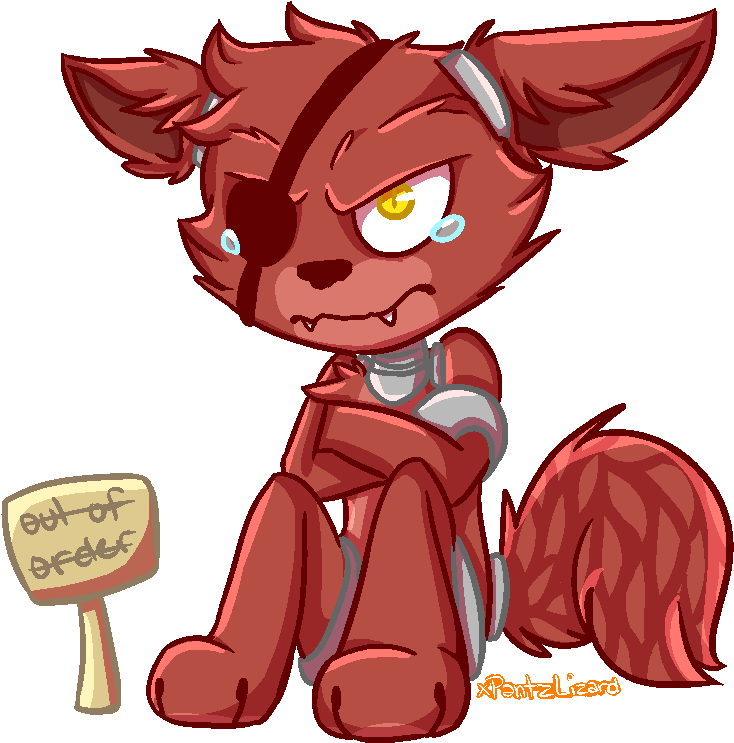 Fnaf - Imagenes De Foxy Anime (500x514), Png Download