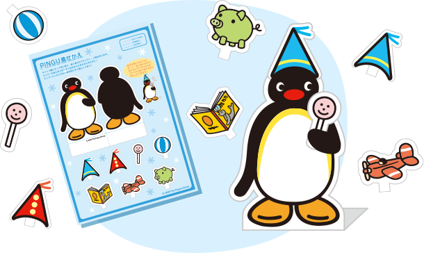 Put A Hat On Pingu - Pingu (610x364), Png Download