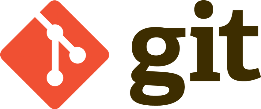 Full Color Git Logo For Light Backgrounds - Git Svg (910x380), Png Download
