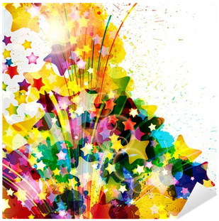 Abstract Background Forming By Watercolor Paint Splashes - Watercolor Painting (400x400), Png Download