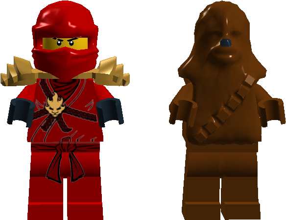 Kai-chewbacca - Lego (624x506), Png Download