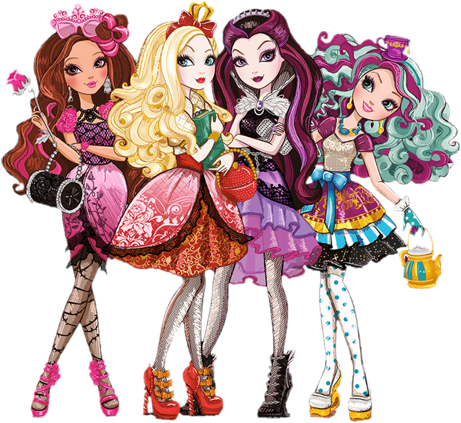 Top Non-monster High Dolls Of 2013 - Ever After High Members (692x618), Png Download