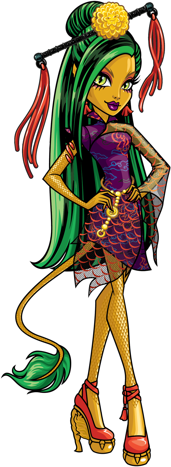 Monster High Jinafire Long (560x1500), Png Download