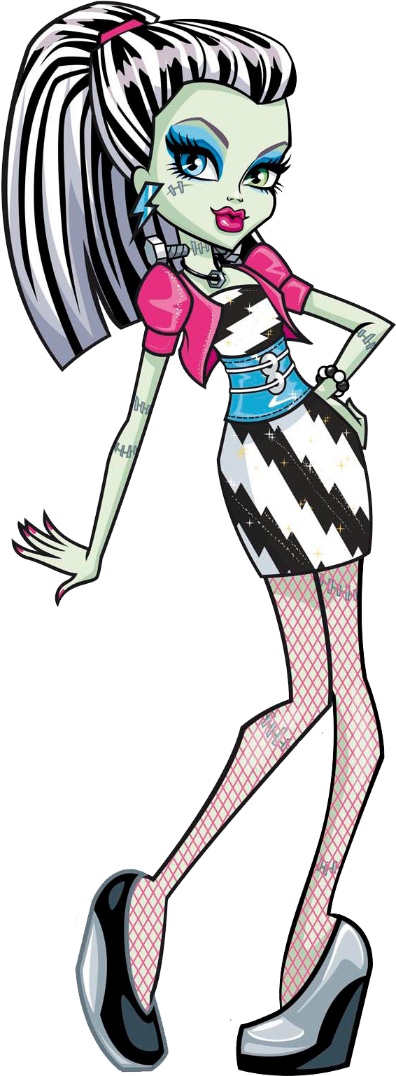 Eps Vector Of File - Monster High Dawn Of The Dance Frankie (708x1660), Png Download