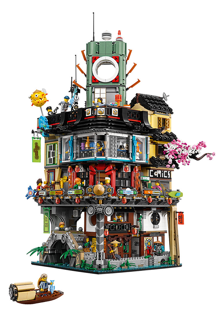 Ninjago® City - Lego Ninjago Movie Sets (800x600), Png Download