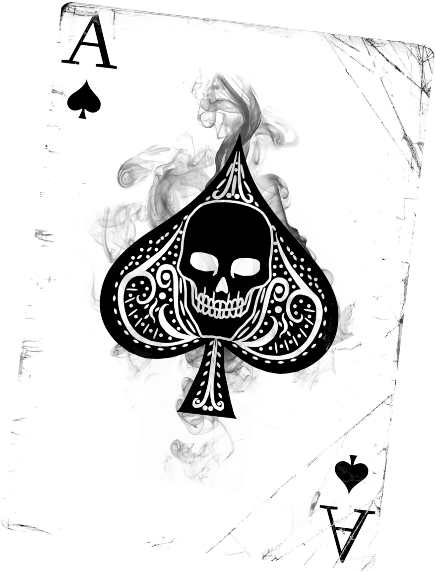 Gallery For Ace Of Spades Tattoo Designs For Men - Ace Of Spades Art (900x1260), Png Download