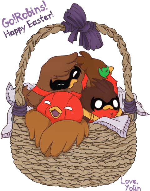 Have A Basket Full Of Content Robins For Easter - Redbubble (500x631), Png Download