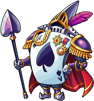 1533 - Cartoon Ace Of Spades (400x356), Png Download