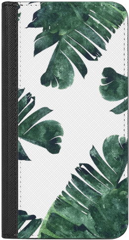 Banana Leaf Watercolor Phone Cases - Banana Leaf Watercolor Shower Curtain (282x560), Png Download