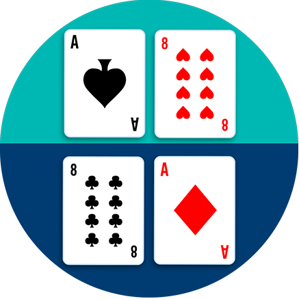 A Table Is Divided In Half, With An Ace Of Spades Beside - Hearts (437x437), Png Download