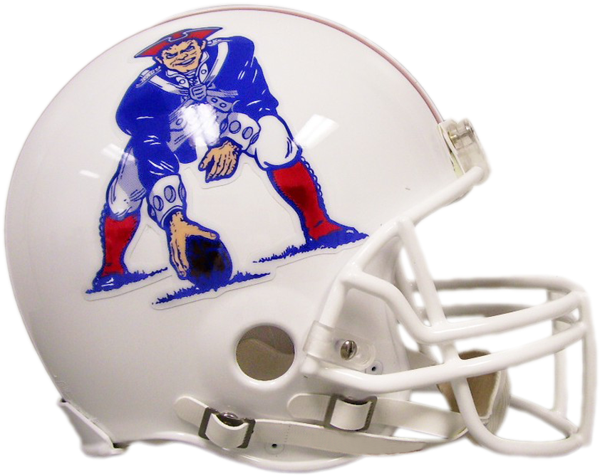 New England Patriots Throwback 1982 To 1989 Full Size - New England Patriots Old Helmet (505x490), Png Download