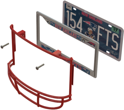 New England Patriots Helmet Frame - New England Patriots (480x420), Png Download