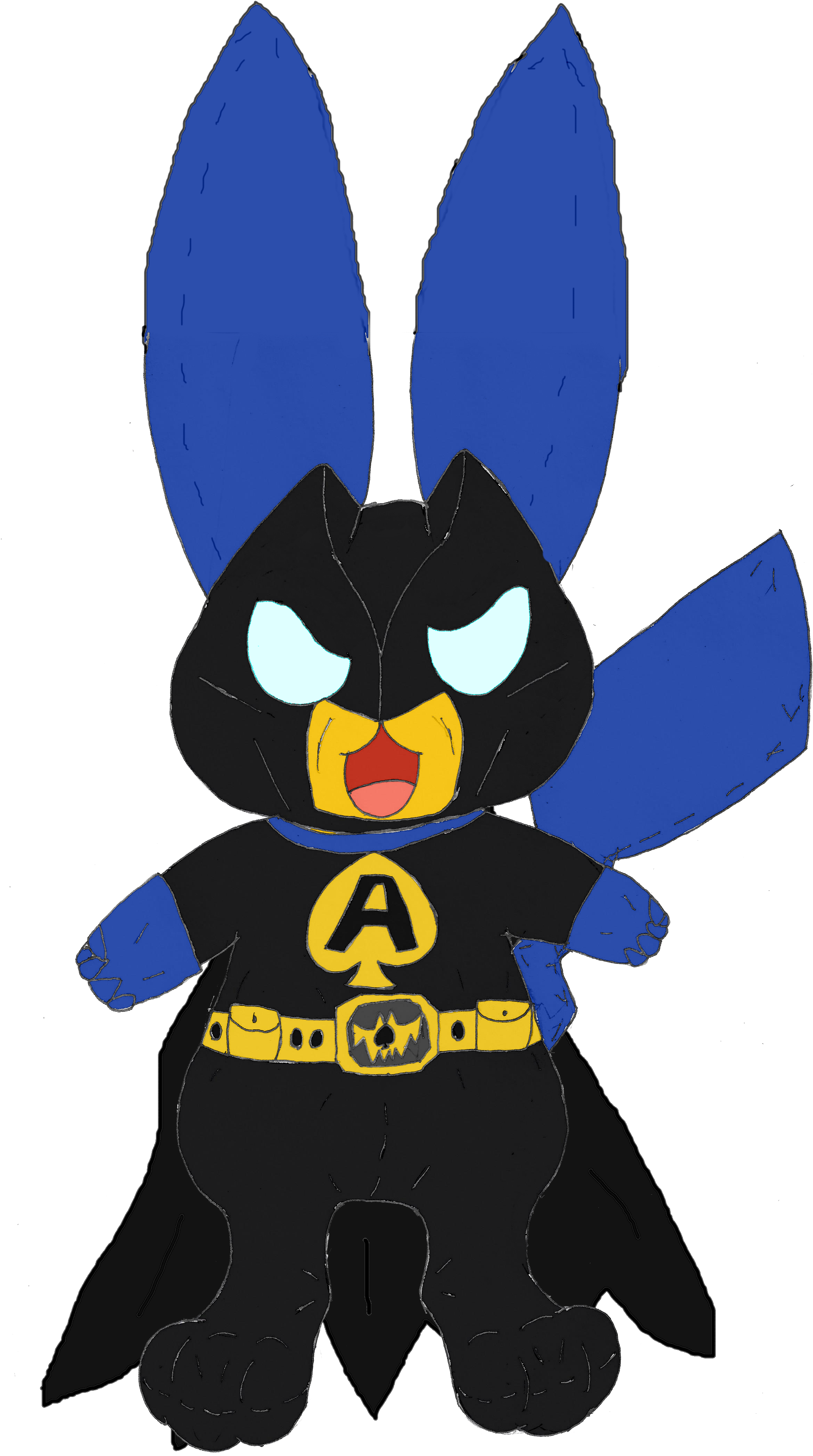 "i'm The Goddamn Ace Of Spades " - Cartoon (2424x4292), Png Download