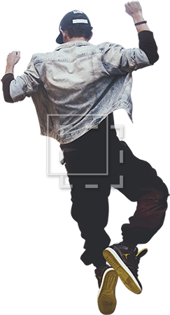 Png Of Jumping Man (450x450), Png Download