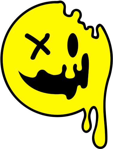 Zombie Smiley Thunderbird - T-shirt (397x562), Png Download