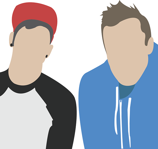 Twenty One Pilots Lockscreens - Twenty One Pilots Illustration (600x564), Png Download