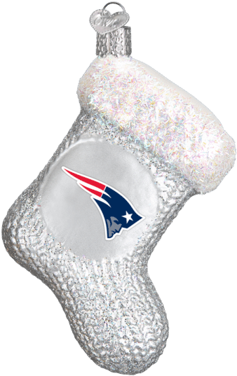 New England Patriots Stocking - New England Patriots Stocking 72008 Old World Christmas (442x442), Png Download