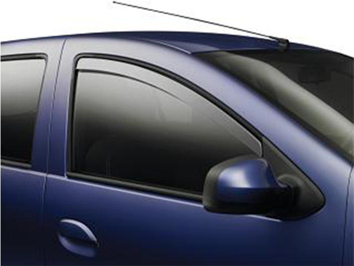 Renault Front Air Deflectors Blue - Deflecteur Air Porte Av (800x800), Png Download