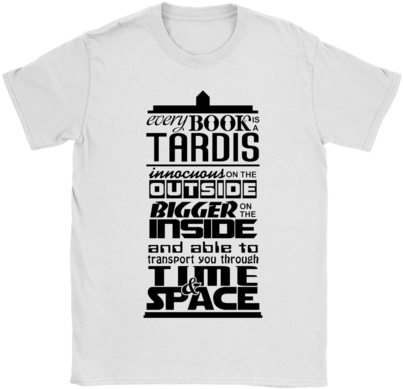 Doctor Who Every Book Is A Tardis Book Lovers Shirtsdoctor - Book Tardis (480x480), Png Download